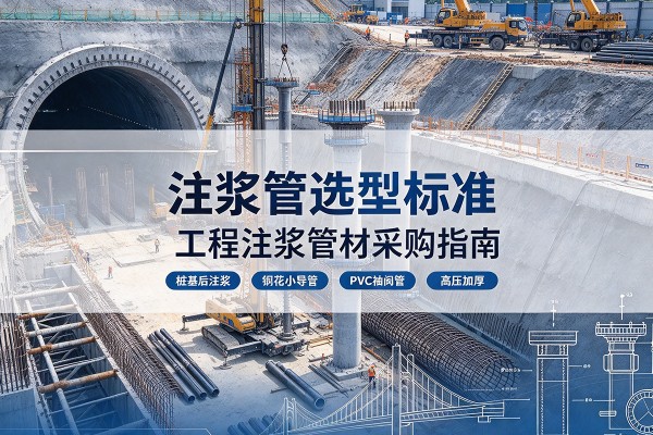 郑州注浆管选型标准