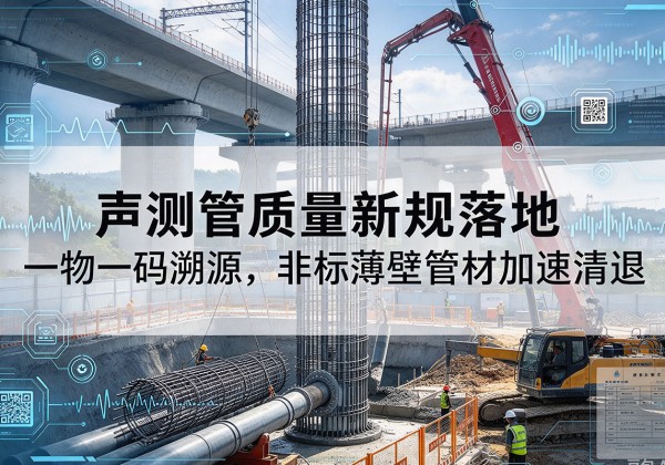 郑州声测管质量新规落地，一物一码溯源，非标薄壁管材加速清退